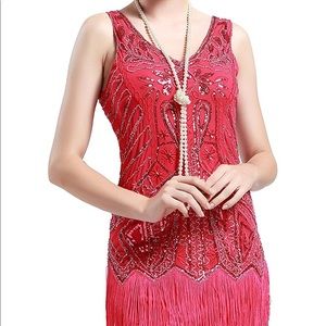 Babeyond beaded flapper dress with accessories!
